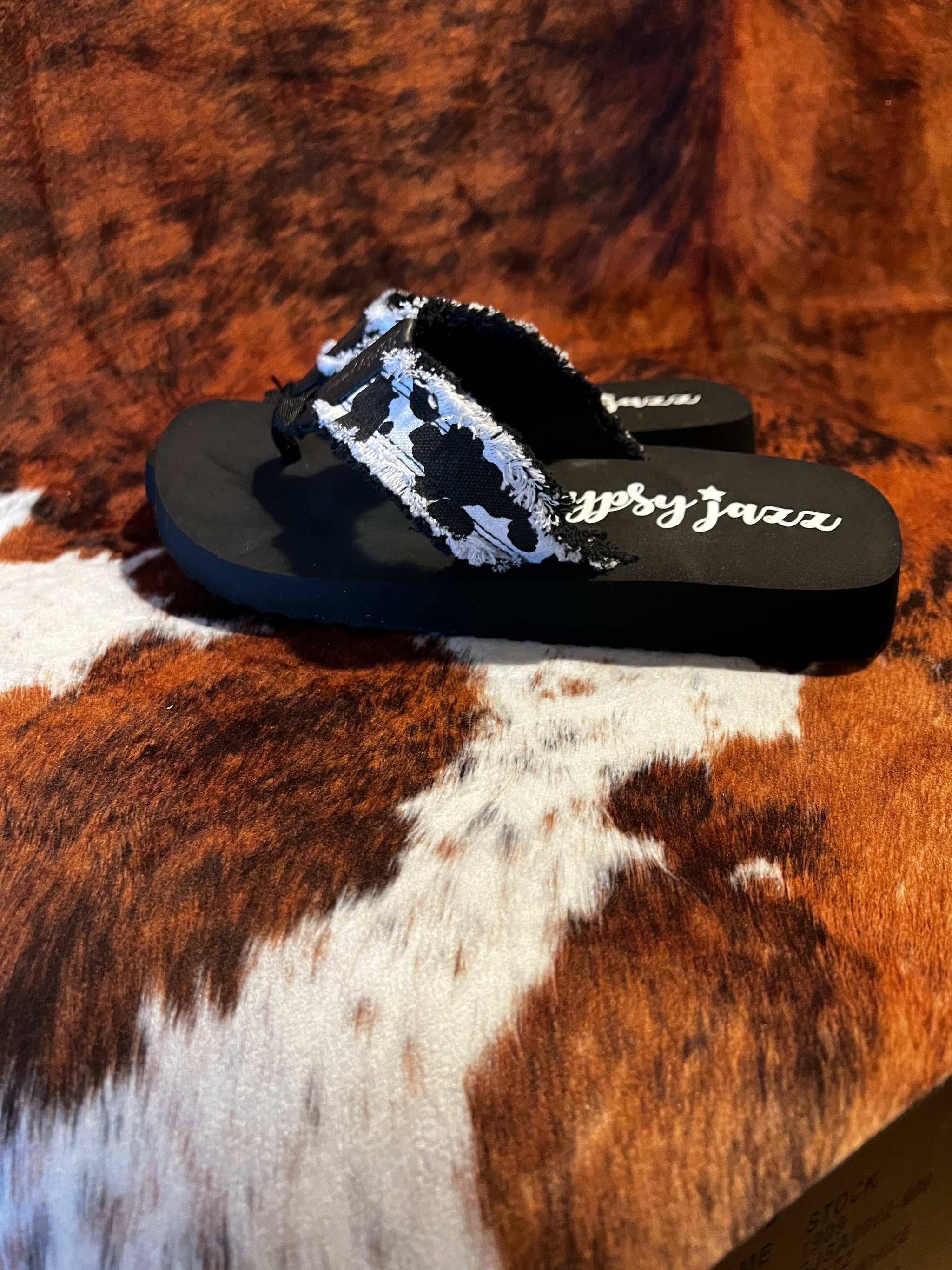 Sandal Gypsy Jazz Leopard Gypsy Jazz Womens GJazz Frayed Top